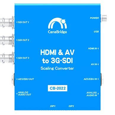 HDMI & AV to 3G-SDI Scaling Converter