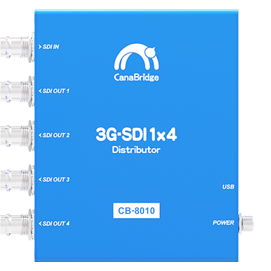 3g Sdi 1 4 信号分配放大器 Cb 8010 Canabridge