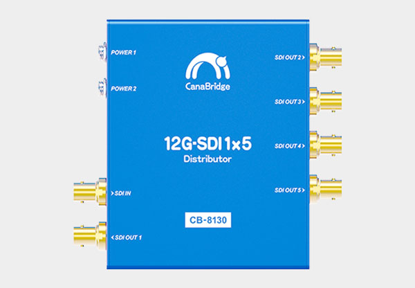 12G-SDI 1×5 Reclocking Distribution Amplifier